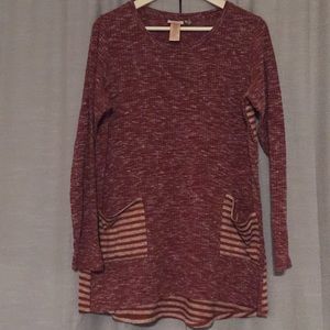 🌹RED STRIPED SHIRT🌹